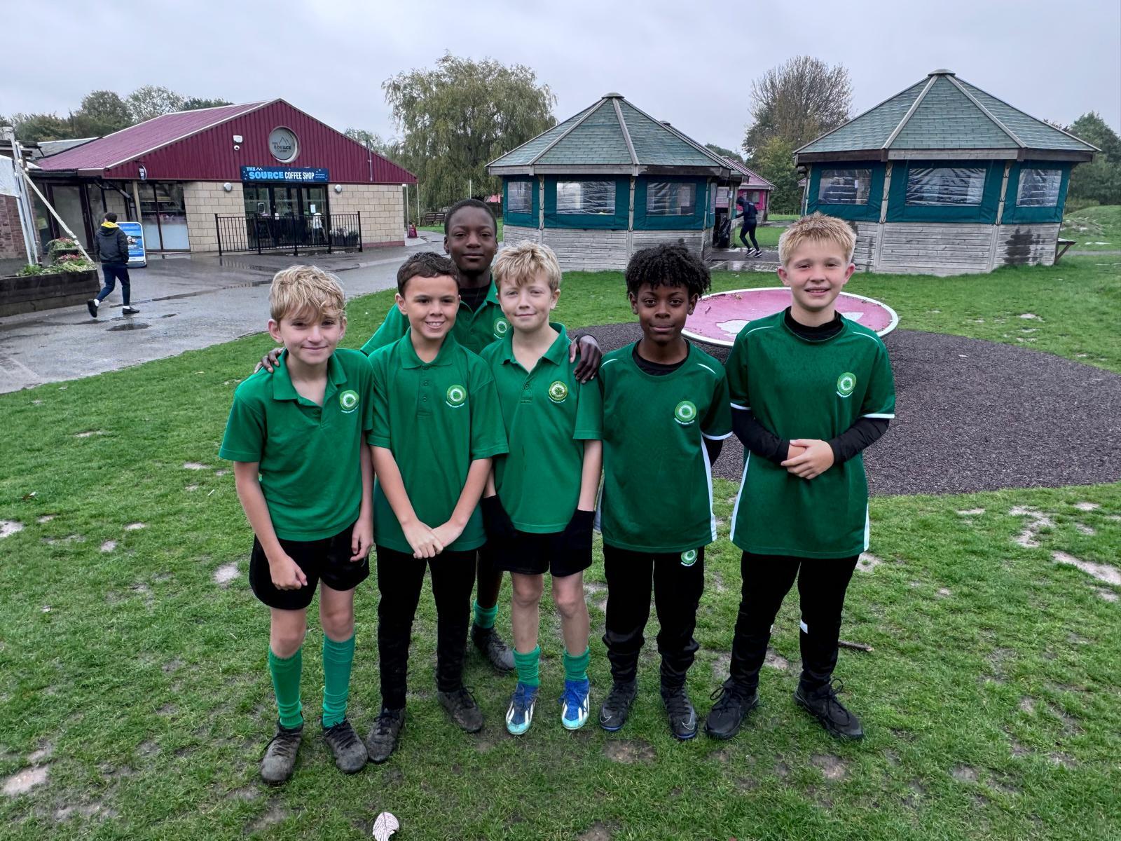 Year 7 boys cross country team 2024